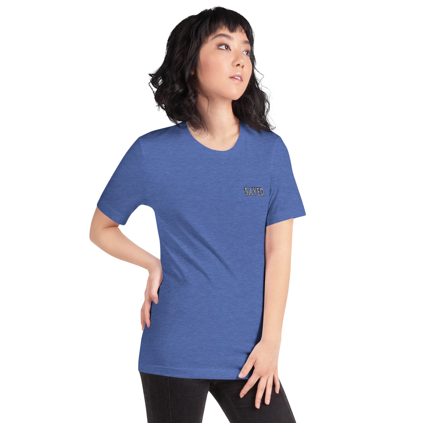 SAVED Collection™— Mark 10:14 Scripture Unisex t-shirt