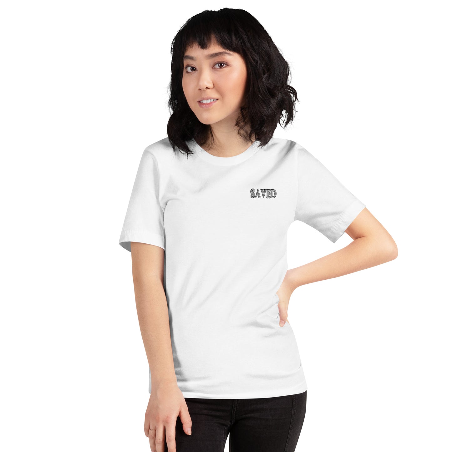 SAVED Collection™— Luke 9:48 Scripture Unisex t-shirt