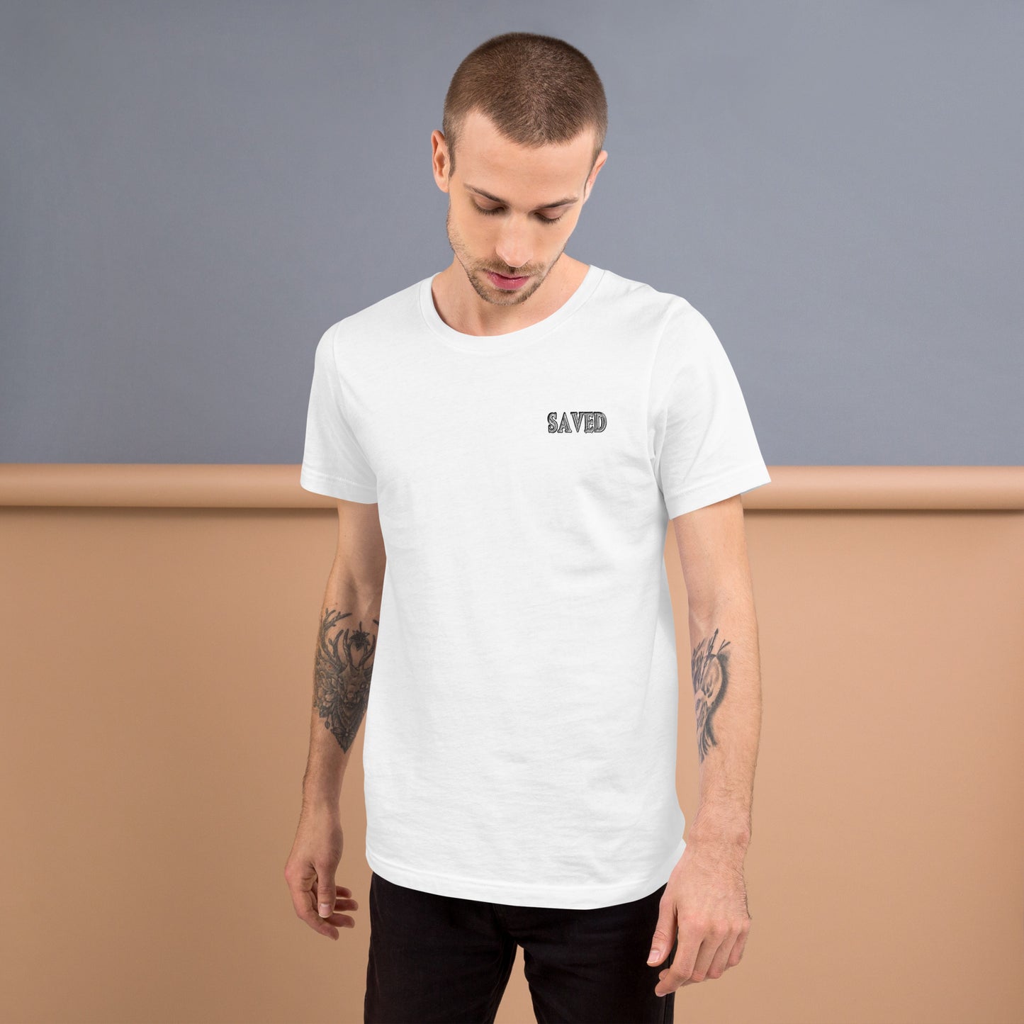 SAVED Collection™— Matthew 18:3 Scripture Unisex t-shirt