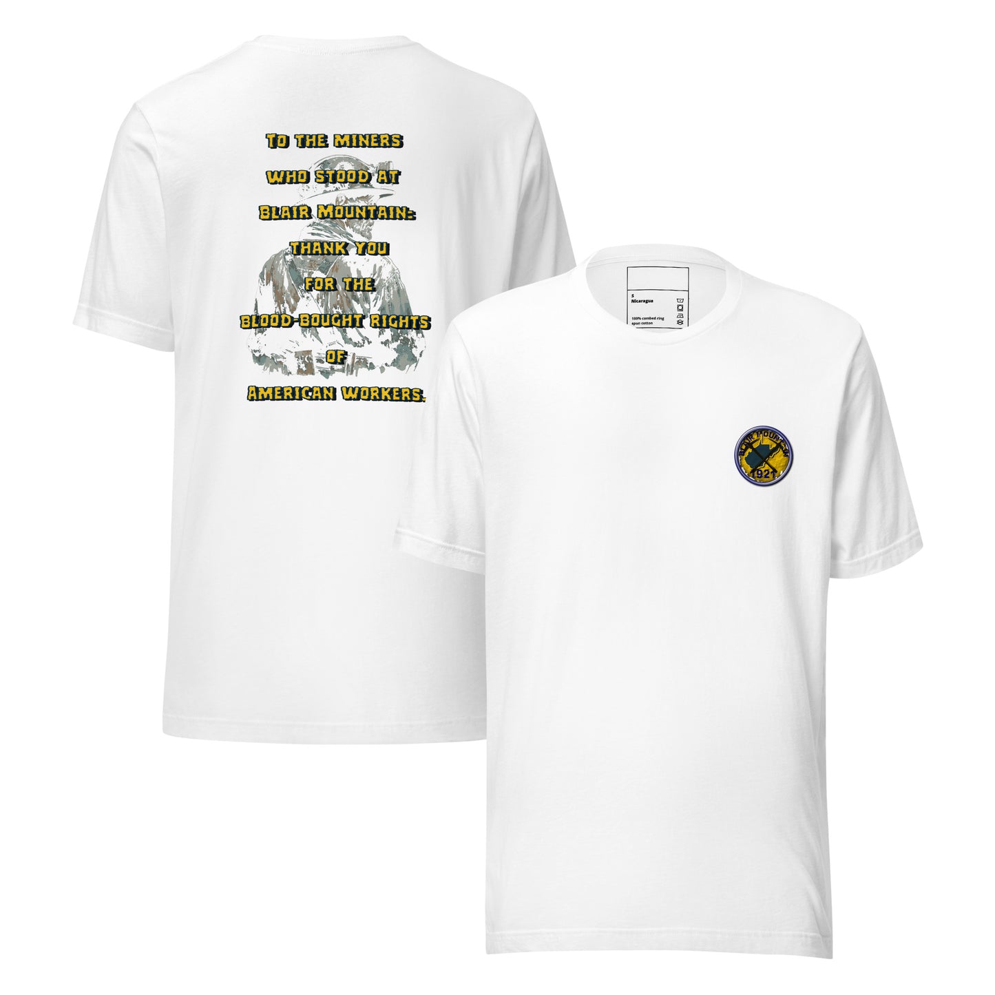 West Virginia Collection™ — Blair Mountain 1921: The Miners’ Stand Unisex T-Shirt