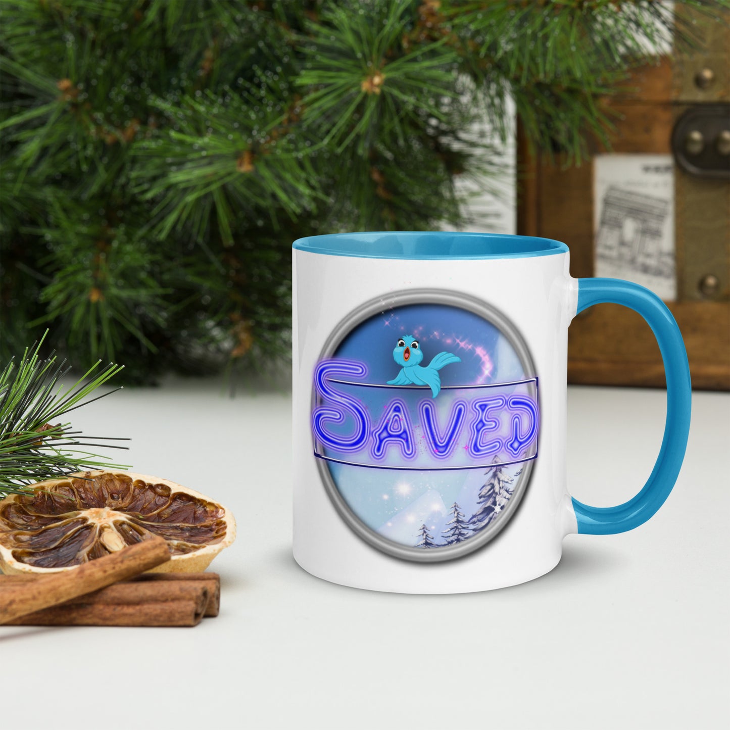 Cozy Corner™ SAVED —Enchanted Edition™ Mug with Color Inside