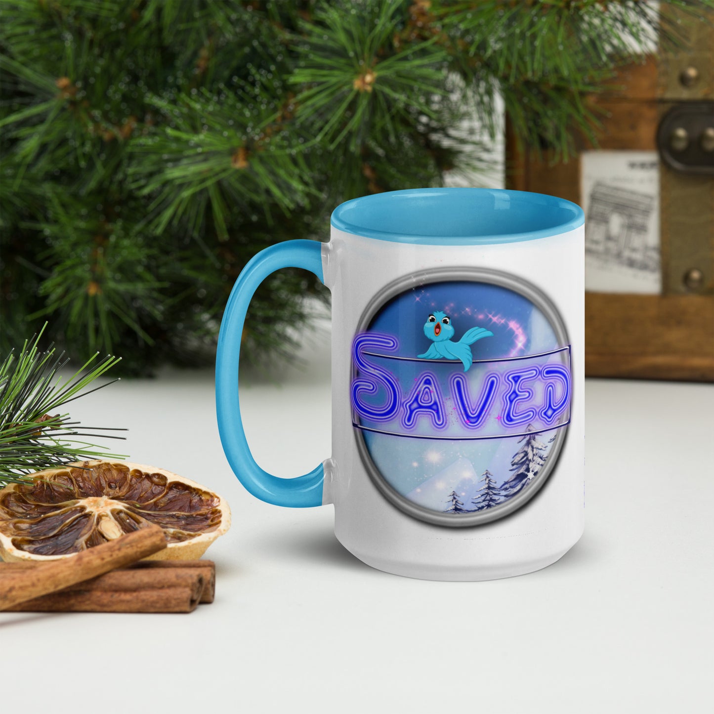 Cozy Corner™ SAVED —Enchanted Edition™ Mug with Color Inside