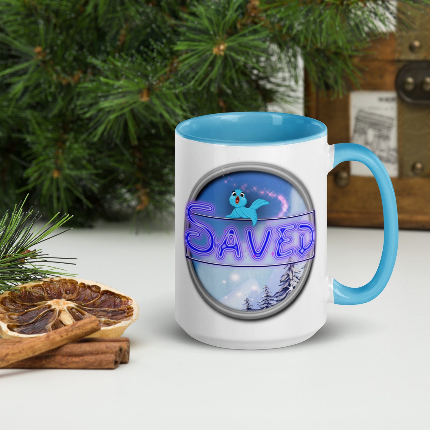 Cozy Corner™ SAVED —Enchanted Edition™ Mug with Color Inside