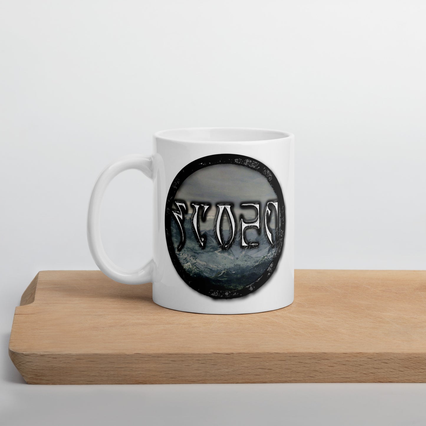 Tundra Collection™ — Daedric Edition™ White glossy mug