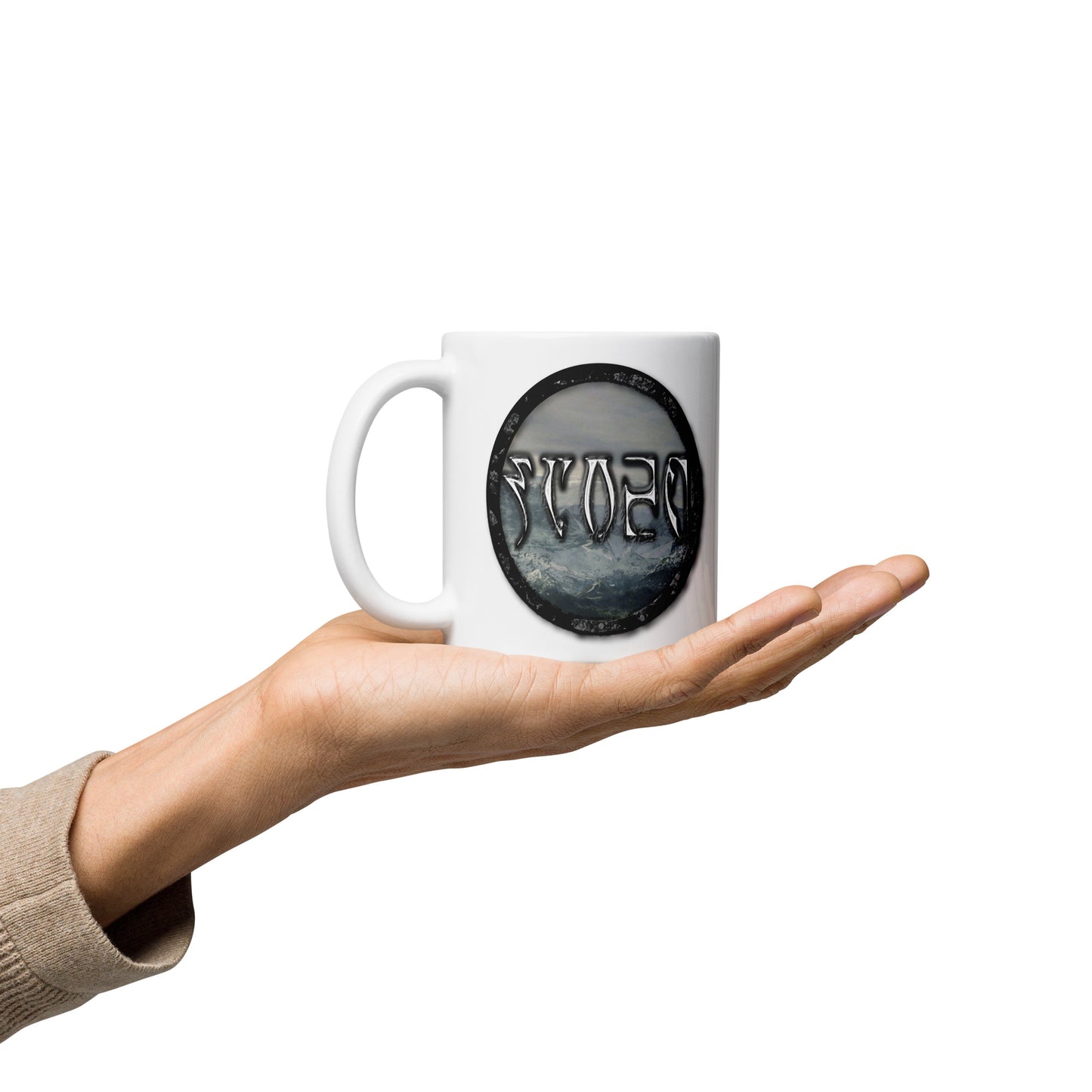 Tundra Collection™ — Daedric Edition™ White glossy mug