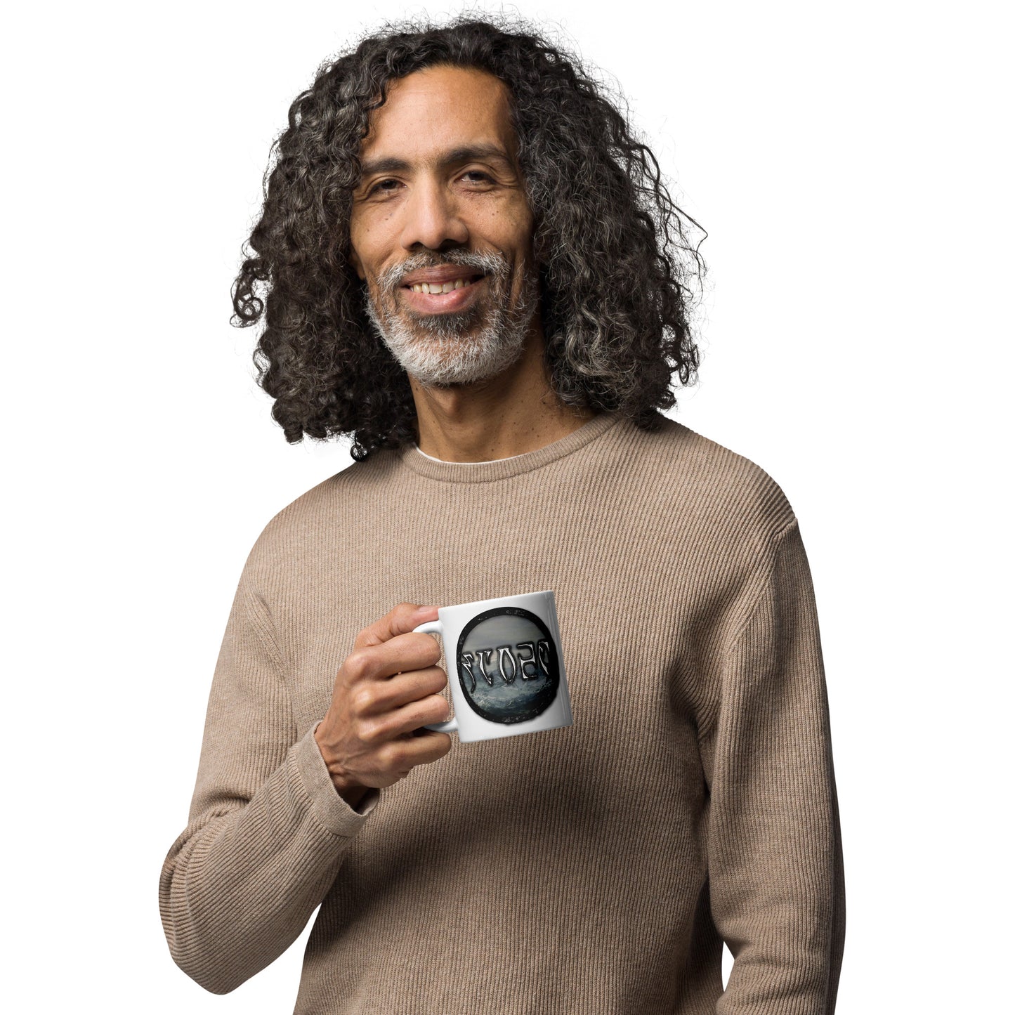 Tundra Collection™ — Daedric Edition™ White glossy mug