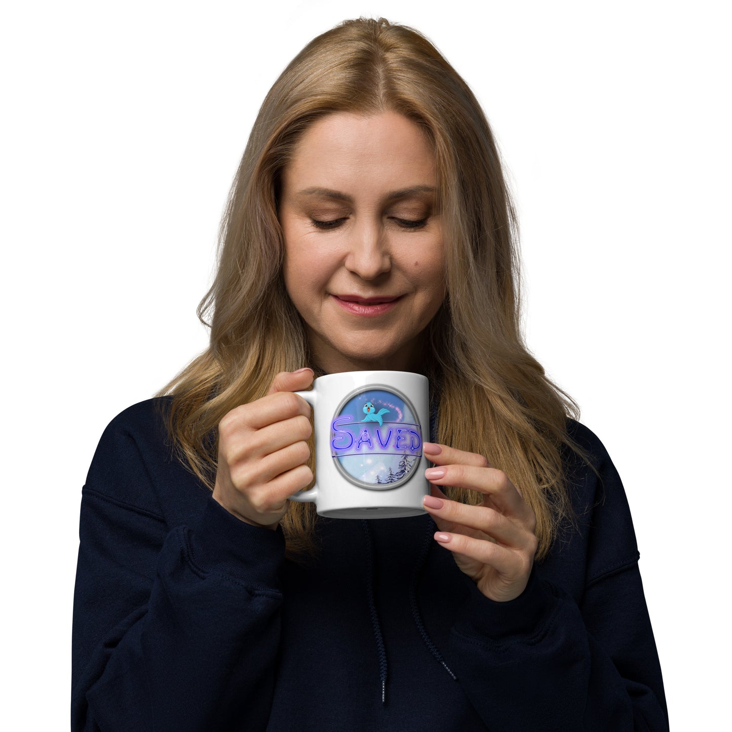 Cozy Corner™ SAVED —Enchanted Edition™ White glossy mug