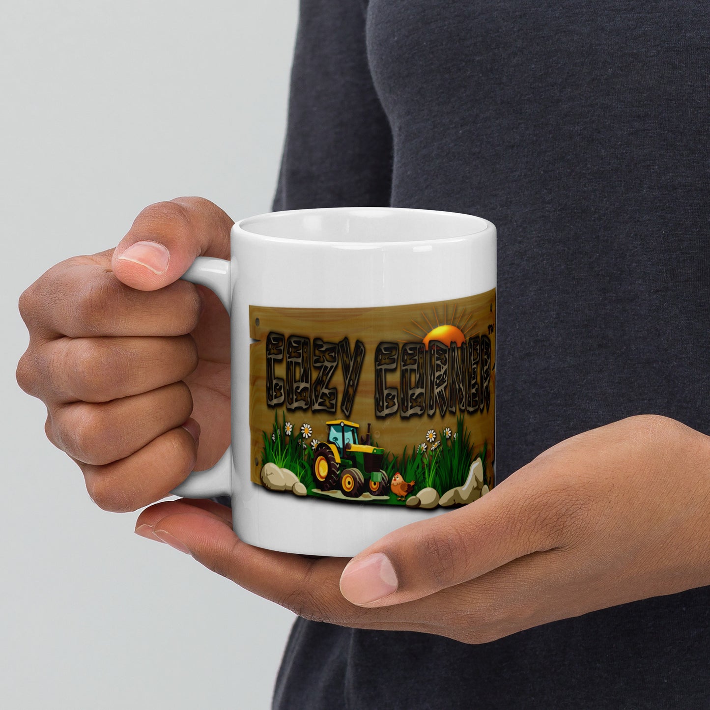 Cozy Corner™ SAVED — Farm Edition™ White glossy mug