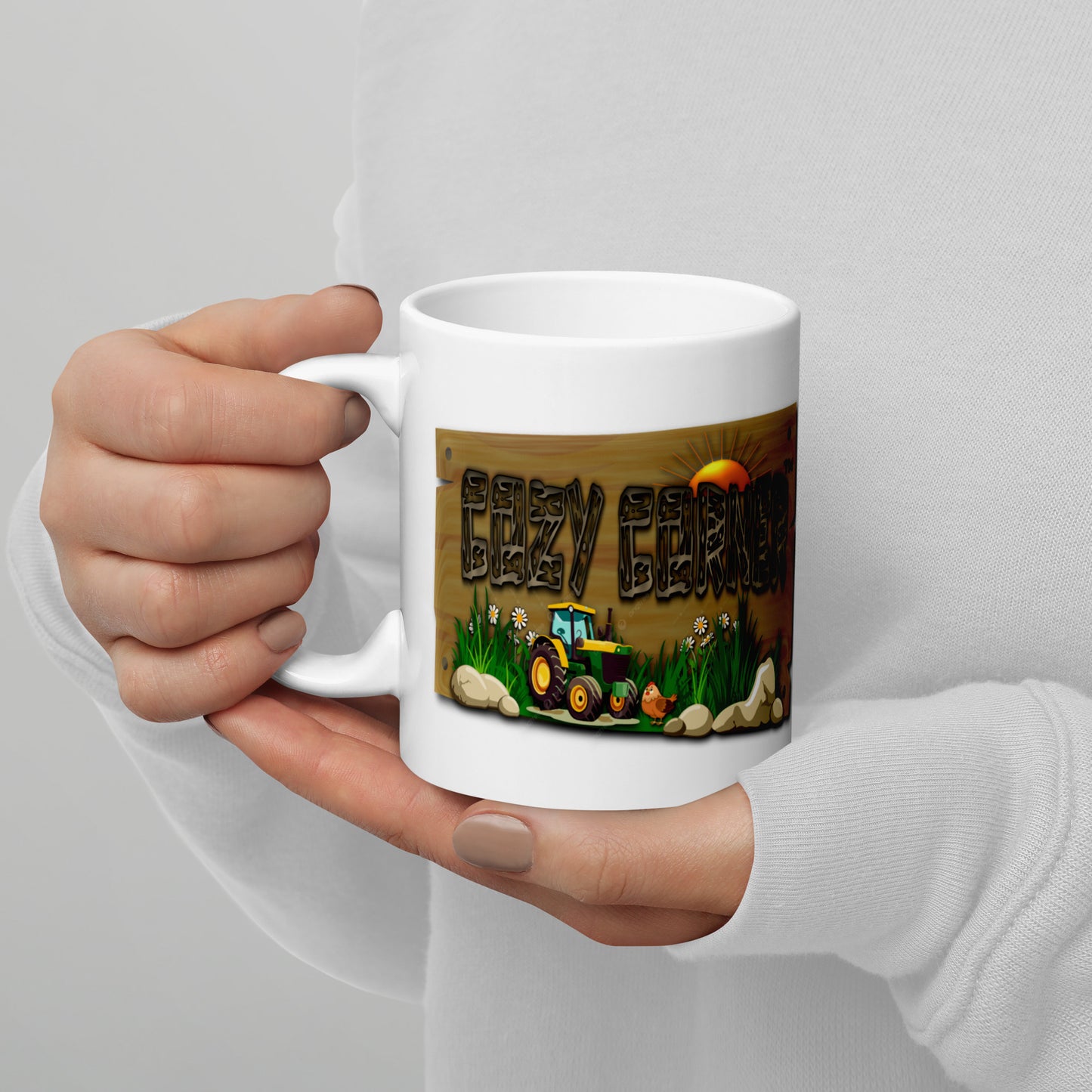 Cozy Corner™ SAVED — Farm Edition™ White glossy mug