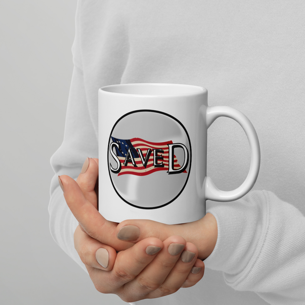 Liberty Collection™ SAVED White glossy mug
