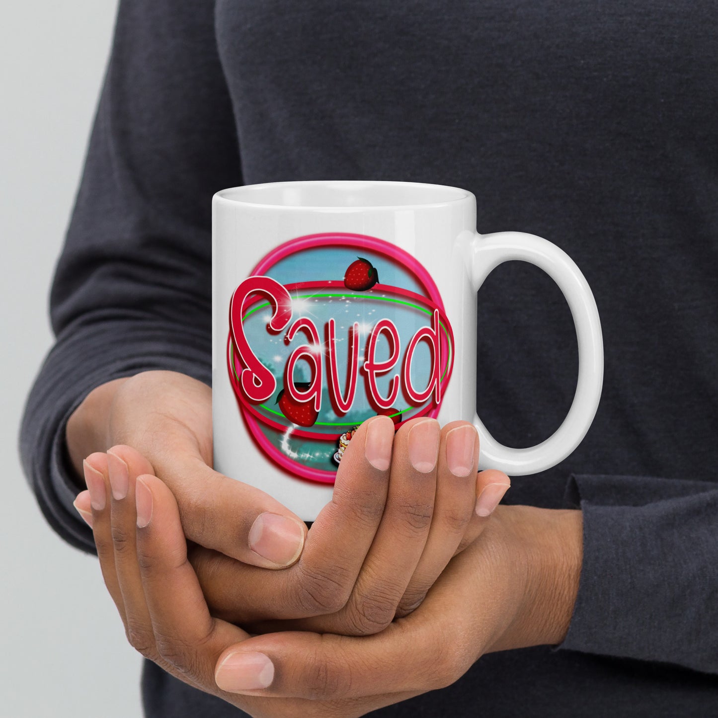 Cozy Corner™ SAVED — Shortcake Edition™ — White glossy mug