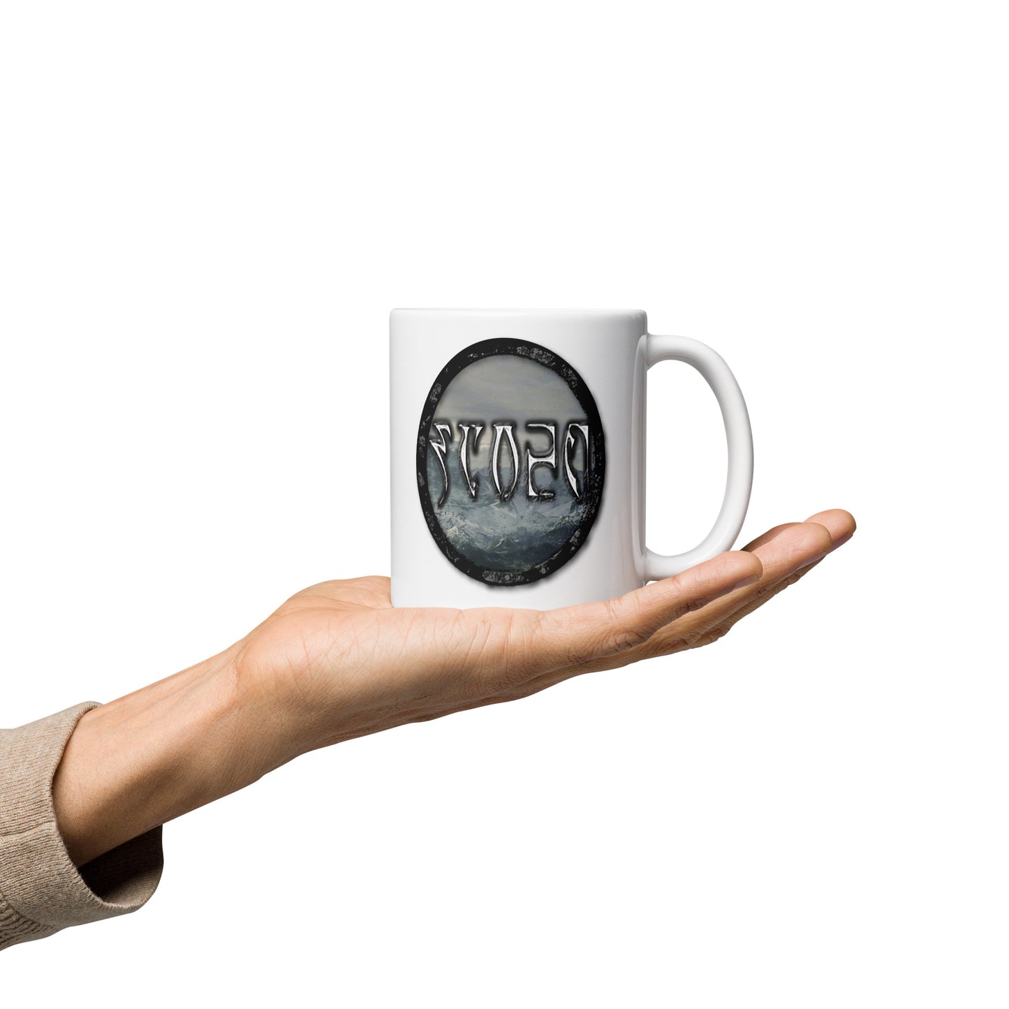 Tundra Collection™ — Daedric Edition™ White glossy mug