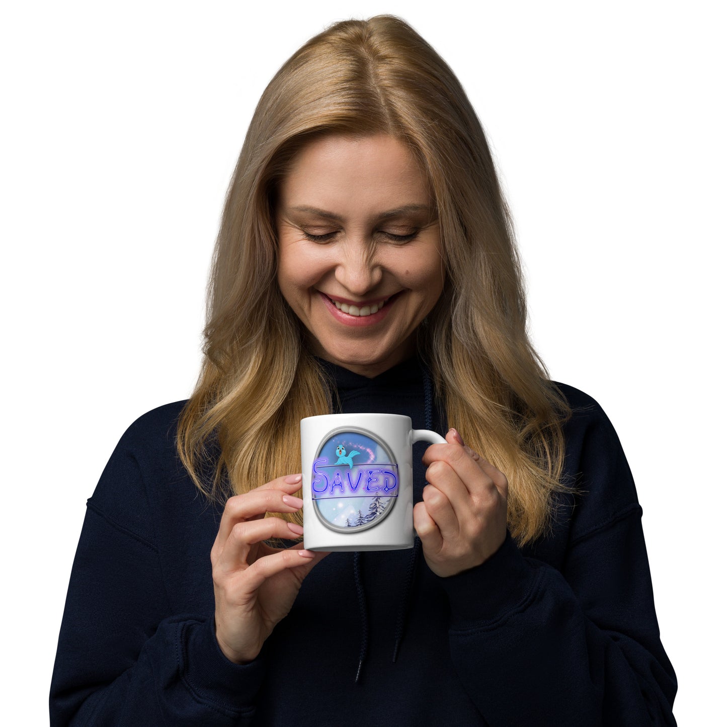 Cozy Corner™ SAVED —Enchanted Edition™ White glossy mug