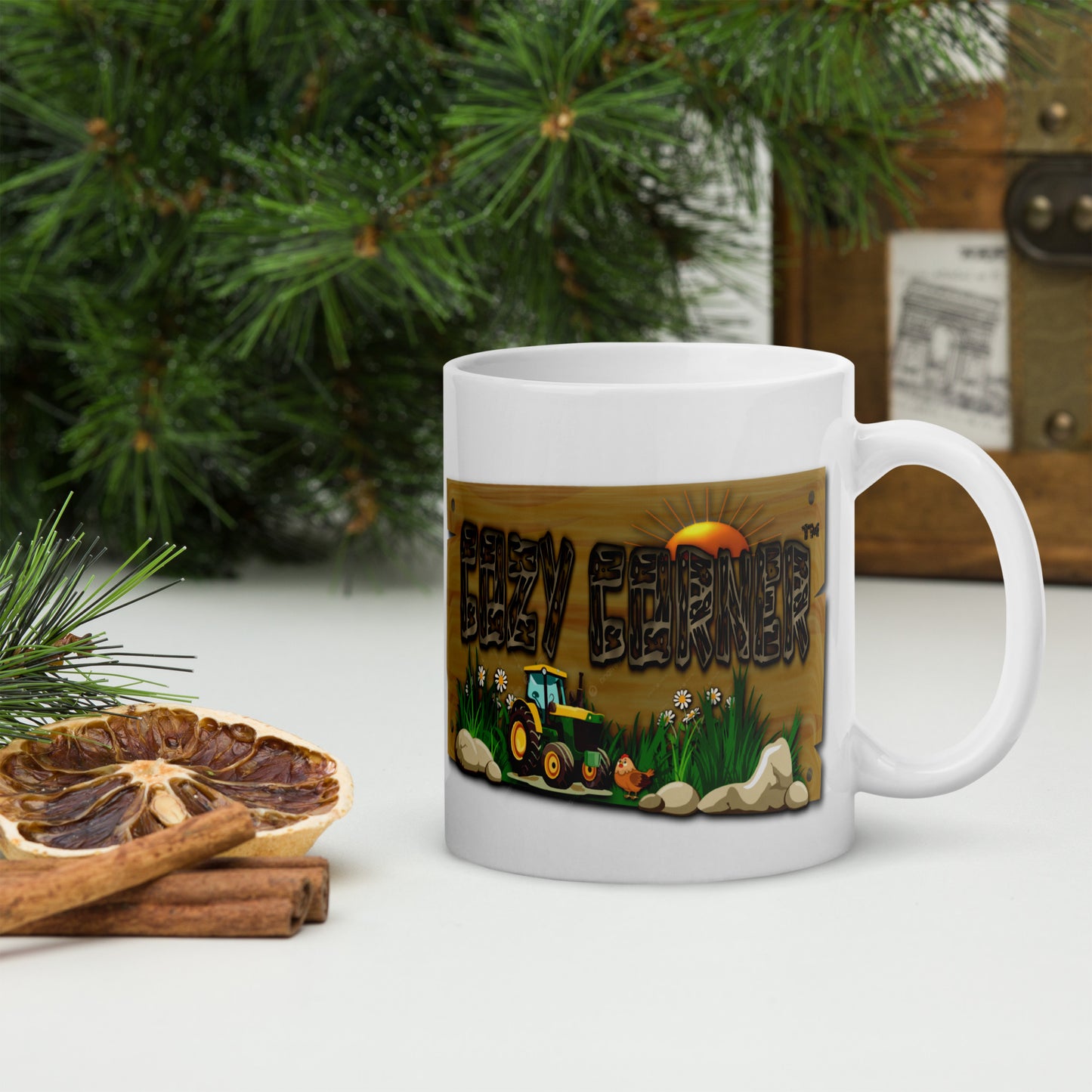 Cozy Corner™ SAVED — Farm Edition™ White glossy mug