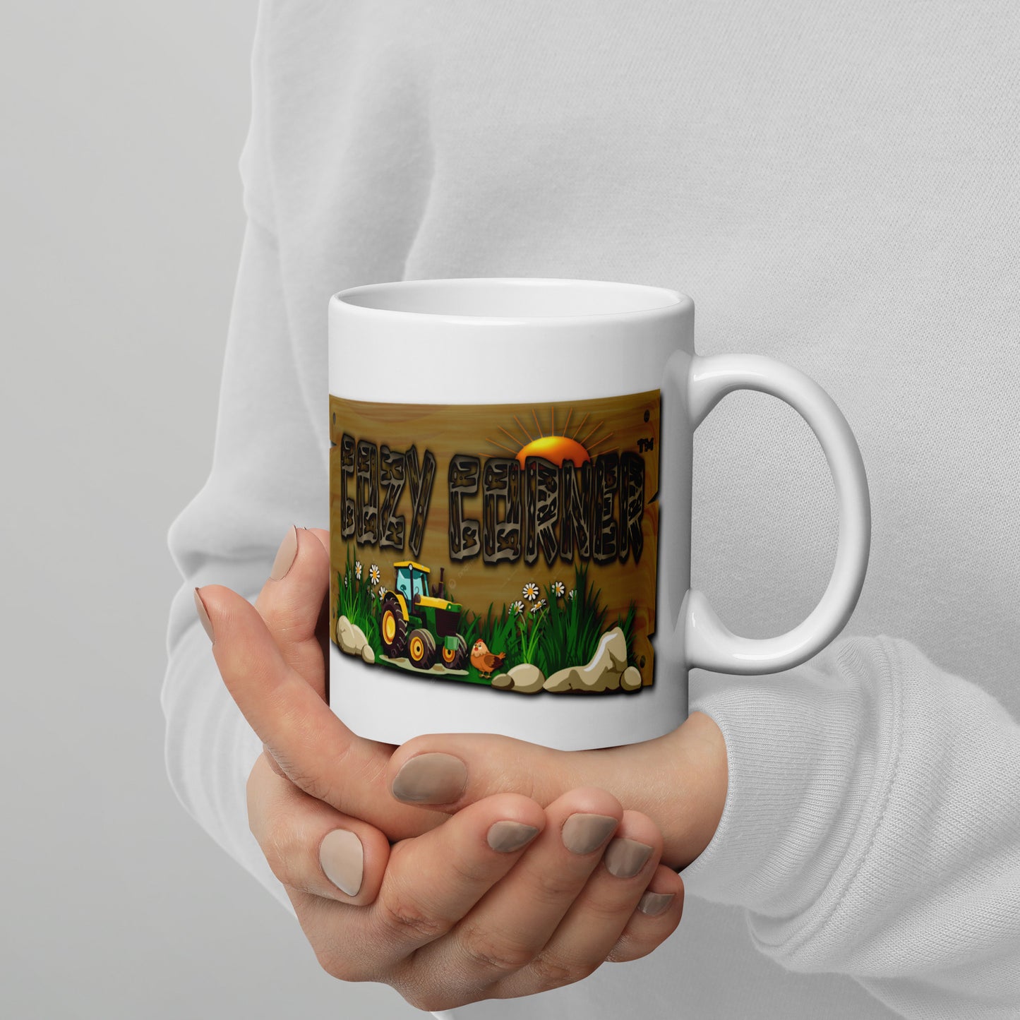 Cozy Corner™ SAVED — Farm Edition™ White glossy mug