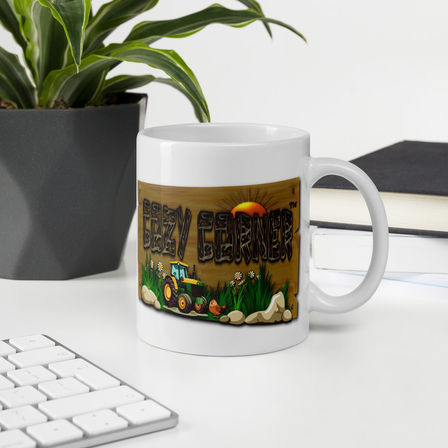 Cozy Corner™ SAVED — Farm Edition™ White glossy mug