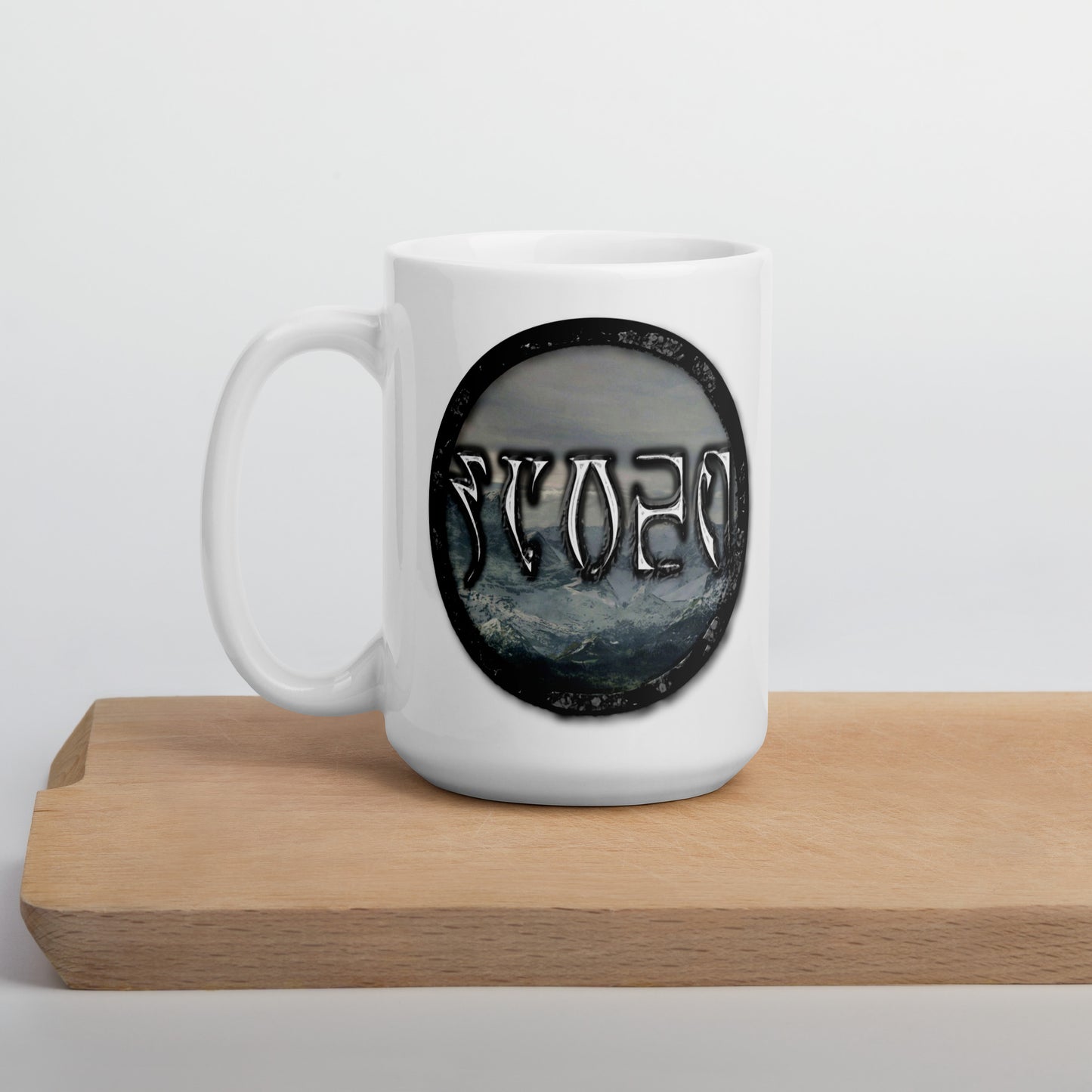 Tundra Collection™ — Daedric Edition™ White glossy mug