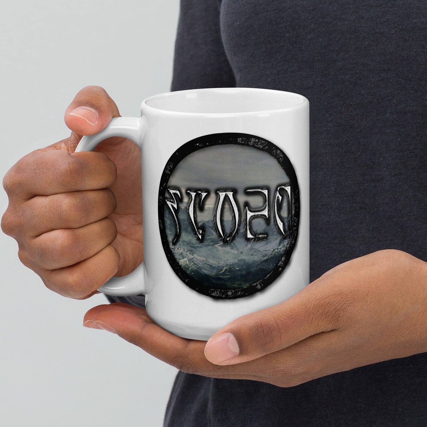 Tundra Collection™ — Daedric Edition™ White glossy mug