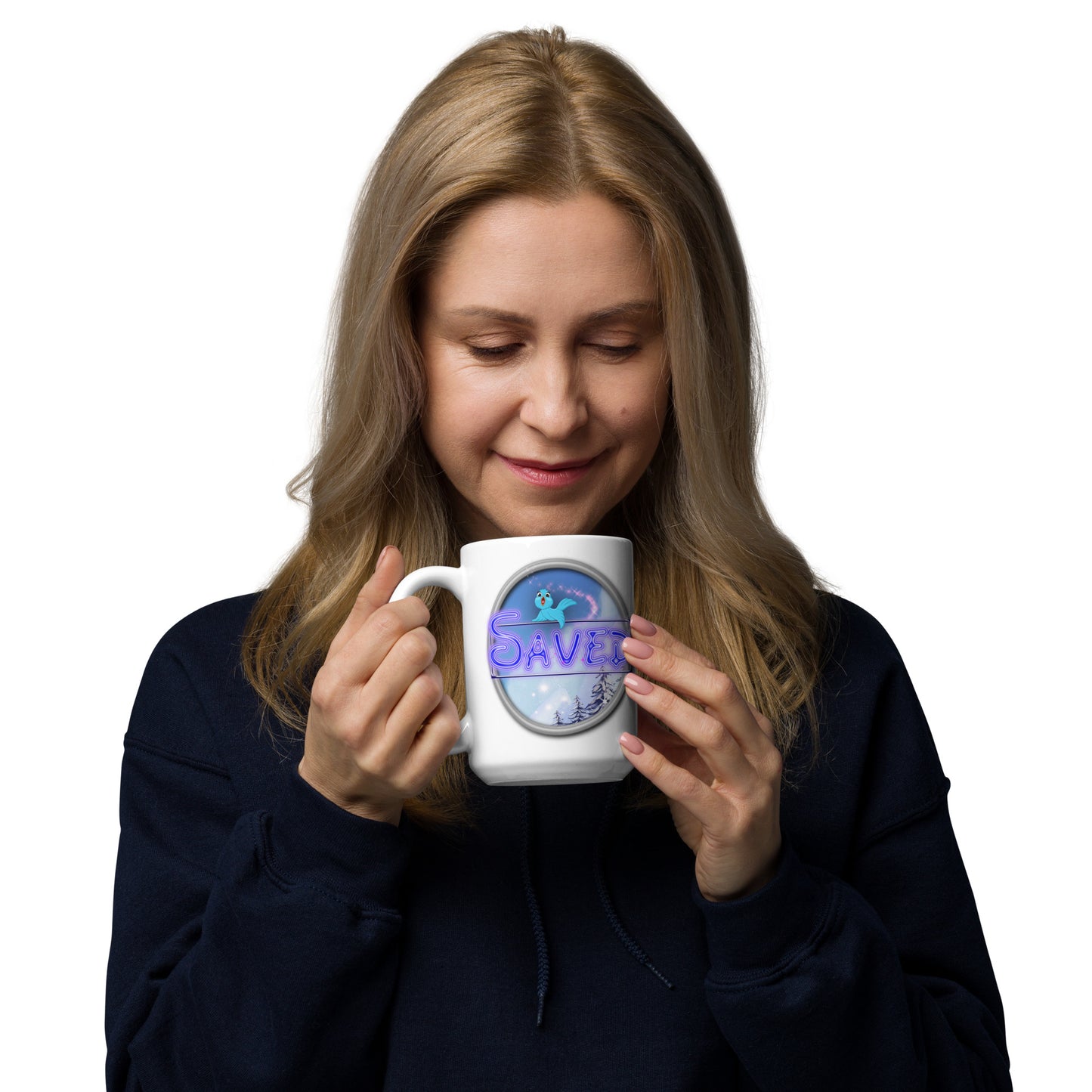Cozy Corner™ SAVED —Enchanted Edition™ White glossy mug