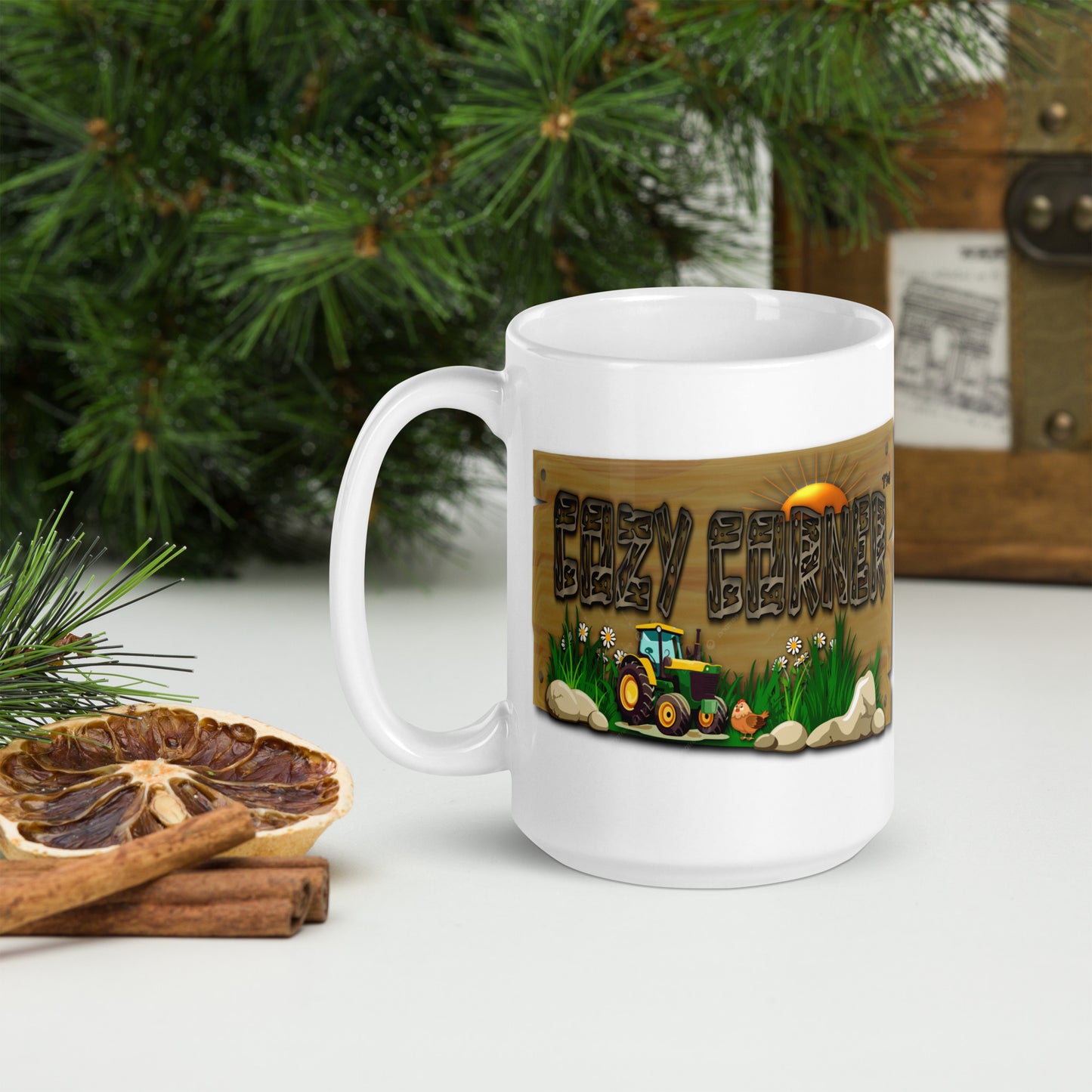 Cozy Corner™ SAVED — Farm Edition™ White glossy mug