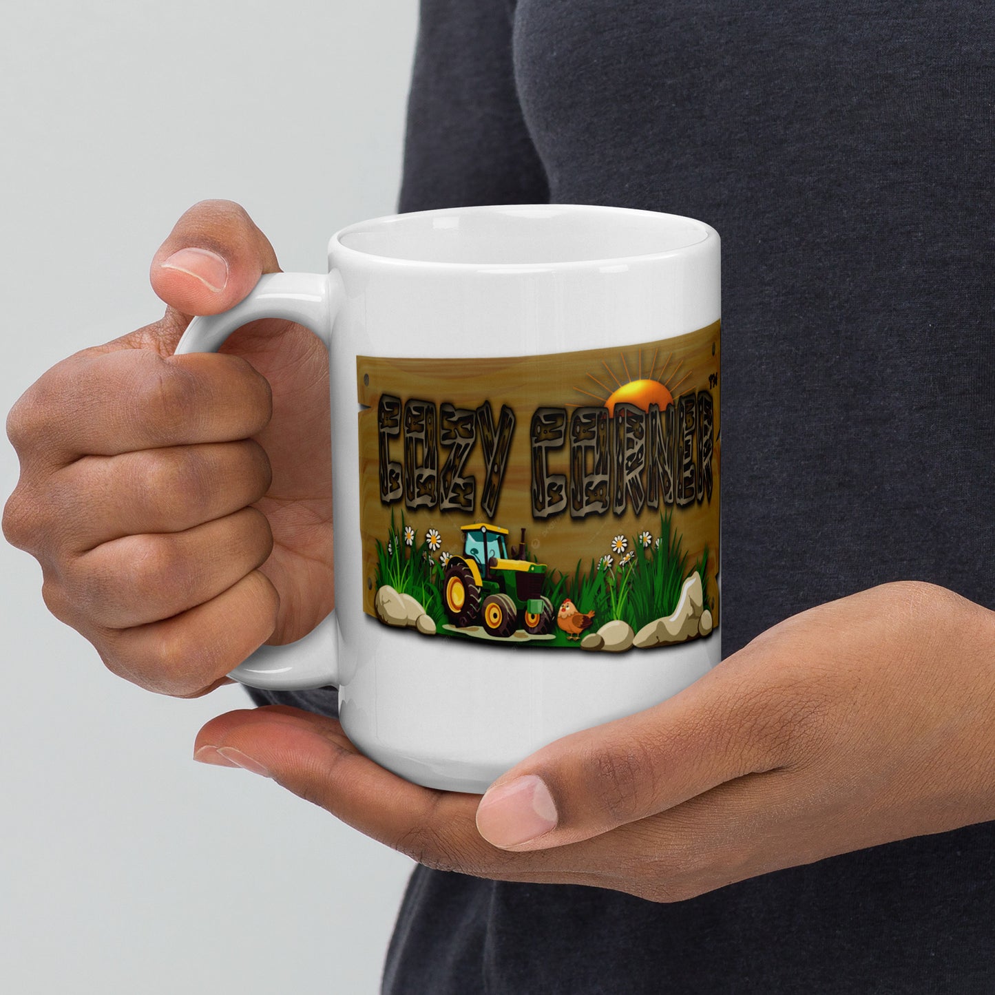 Cozy Corner™ SAVED — Farm Edition™ White glossy mug