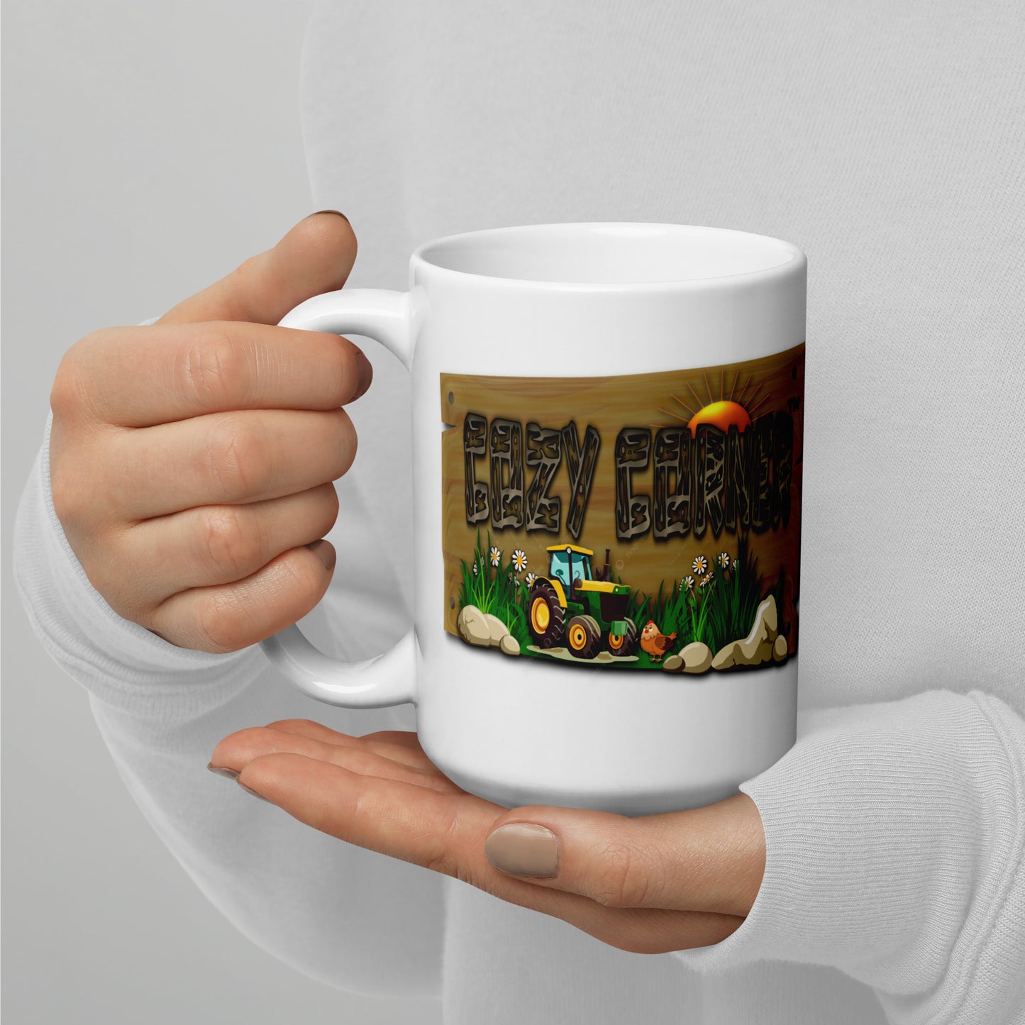 Cozy Corner™ SAVED — Farm Edition™ White glossy mug