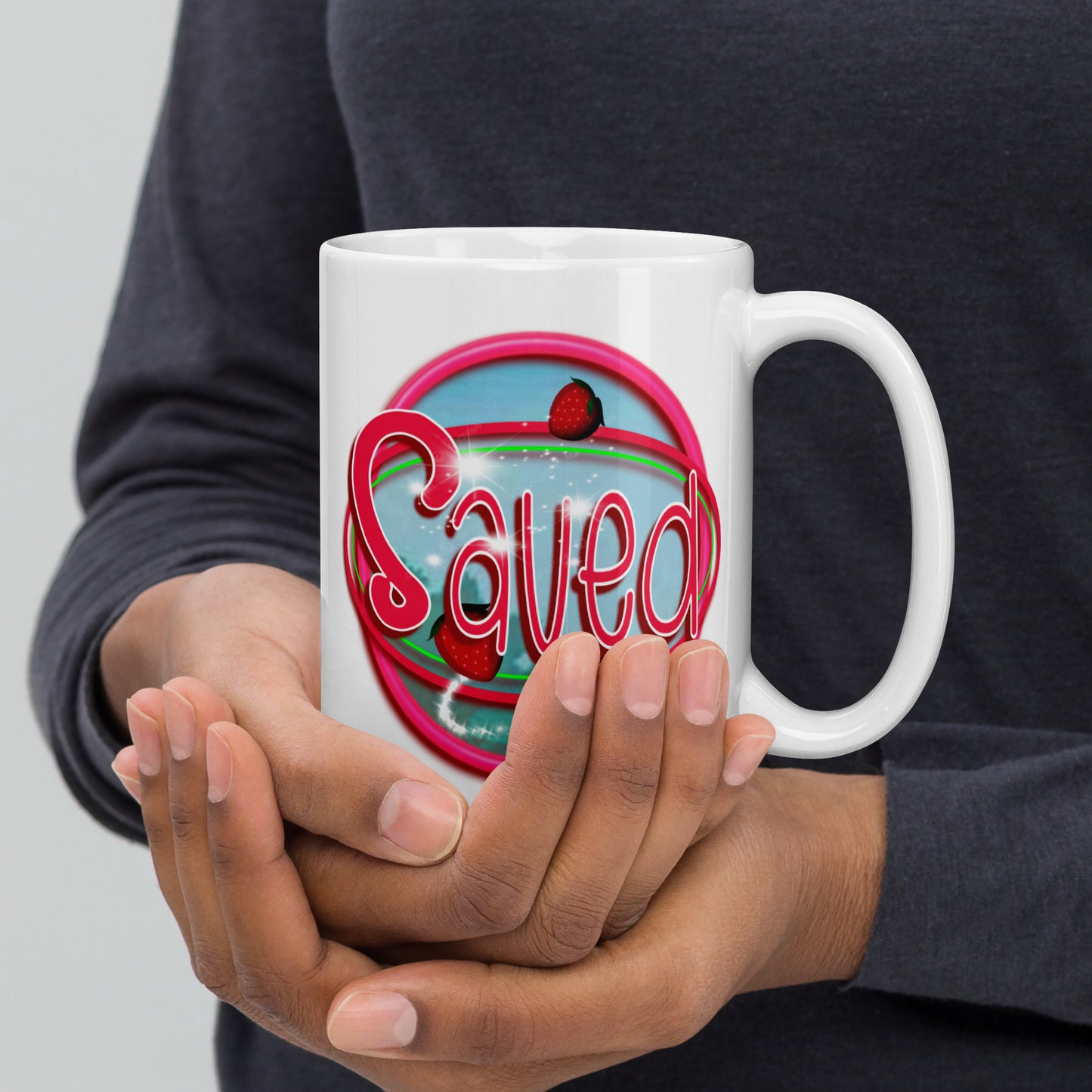 Cozy Corner™ SAVED — Shortcake Edition™ — White glossy mug
