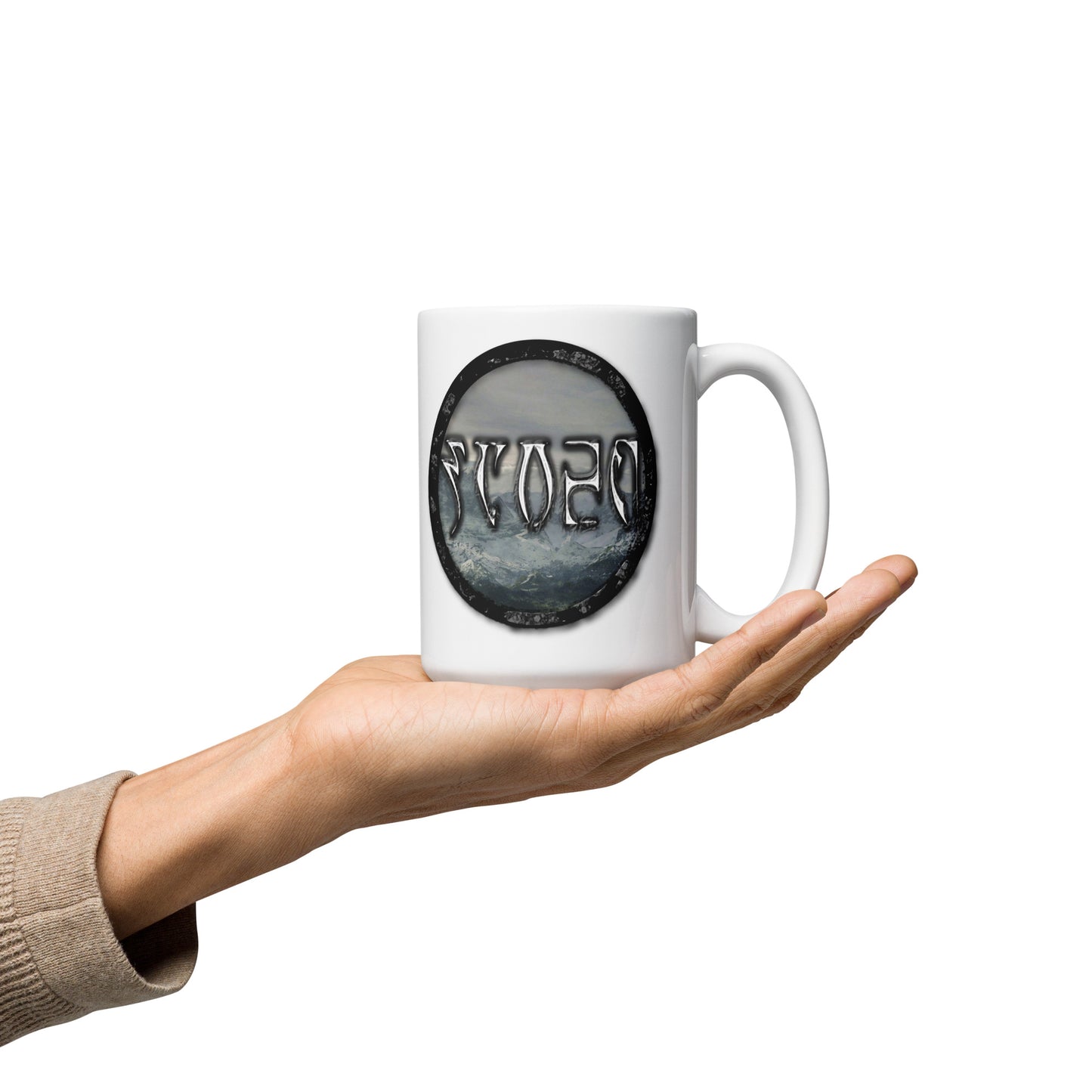Tundra Collection™ — Daedric Edition™ White glossy mug
