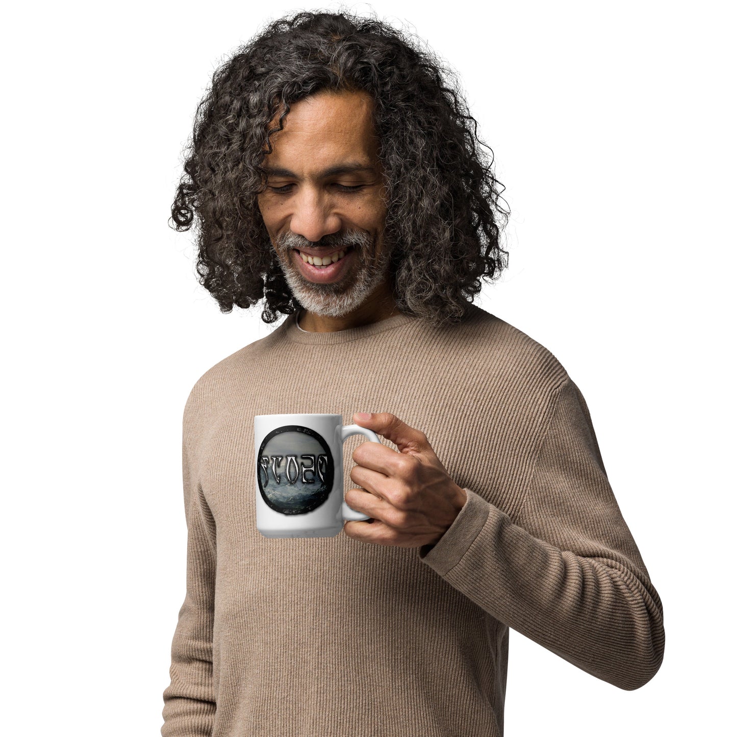 Tundra Collection™ — Daedric Edition™ White glossy mug