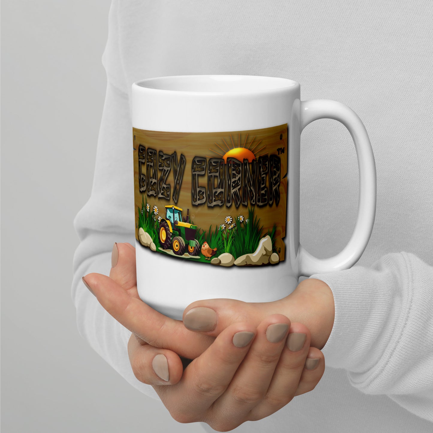 Cozy Corner™ SAVED — Farm Edition™ White glossy mug
