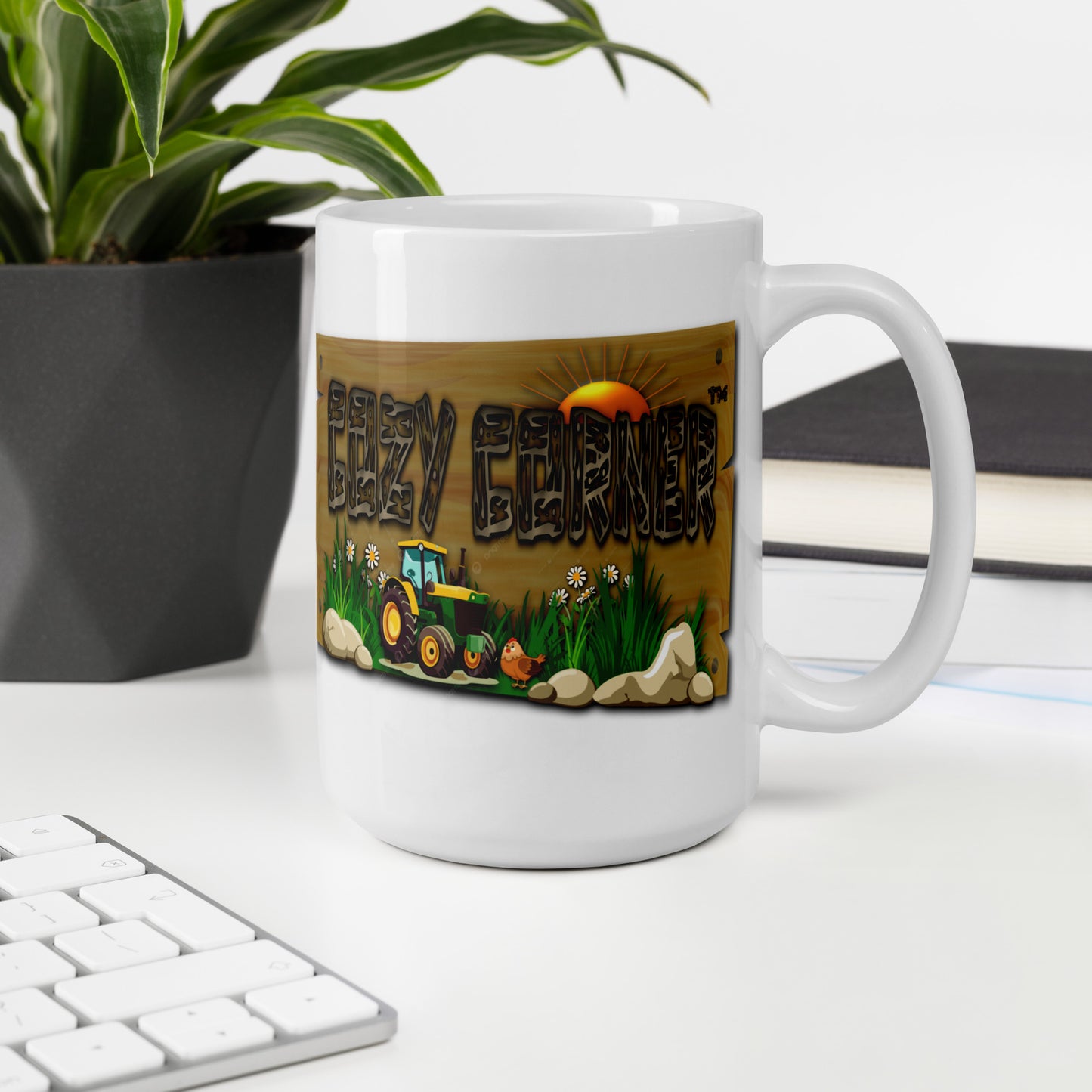Cozy Corner™ SAVED — Farm Edition™ White glossy mug
