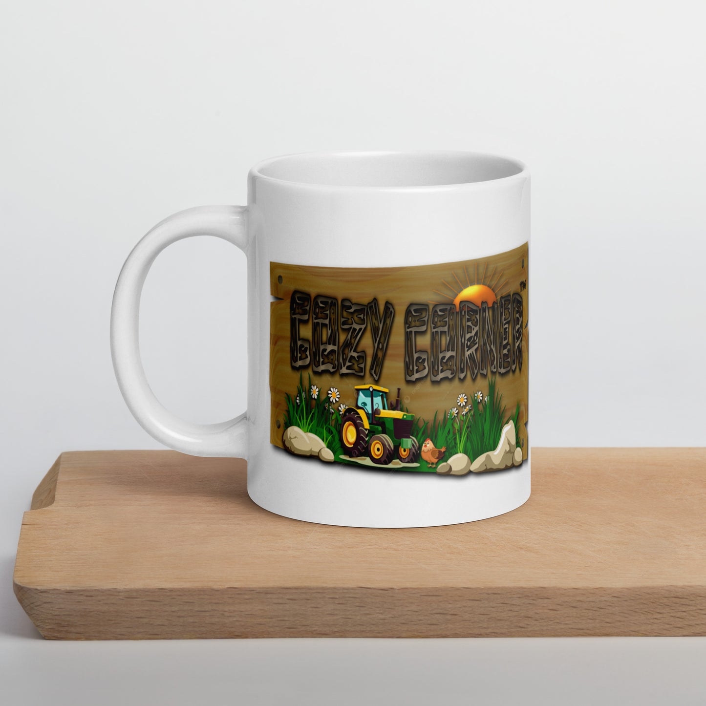 Cozy Corner™ SAVED — Farm Edition™ White glossy mug