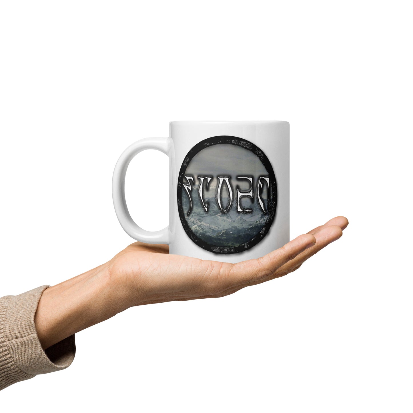 Tundra Collection™ — Daedric Edition™ White glossy mug