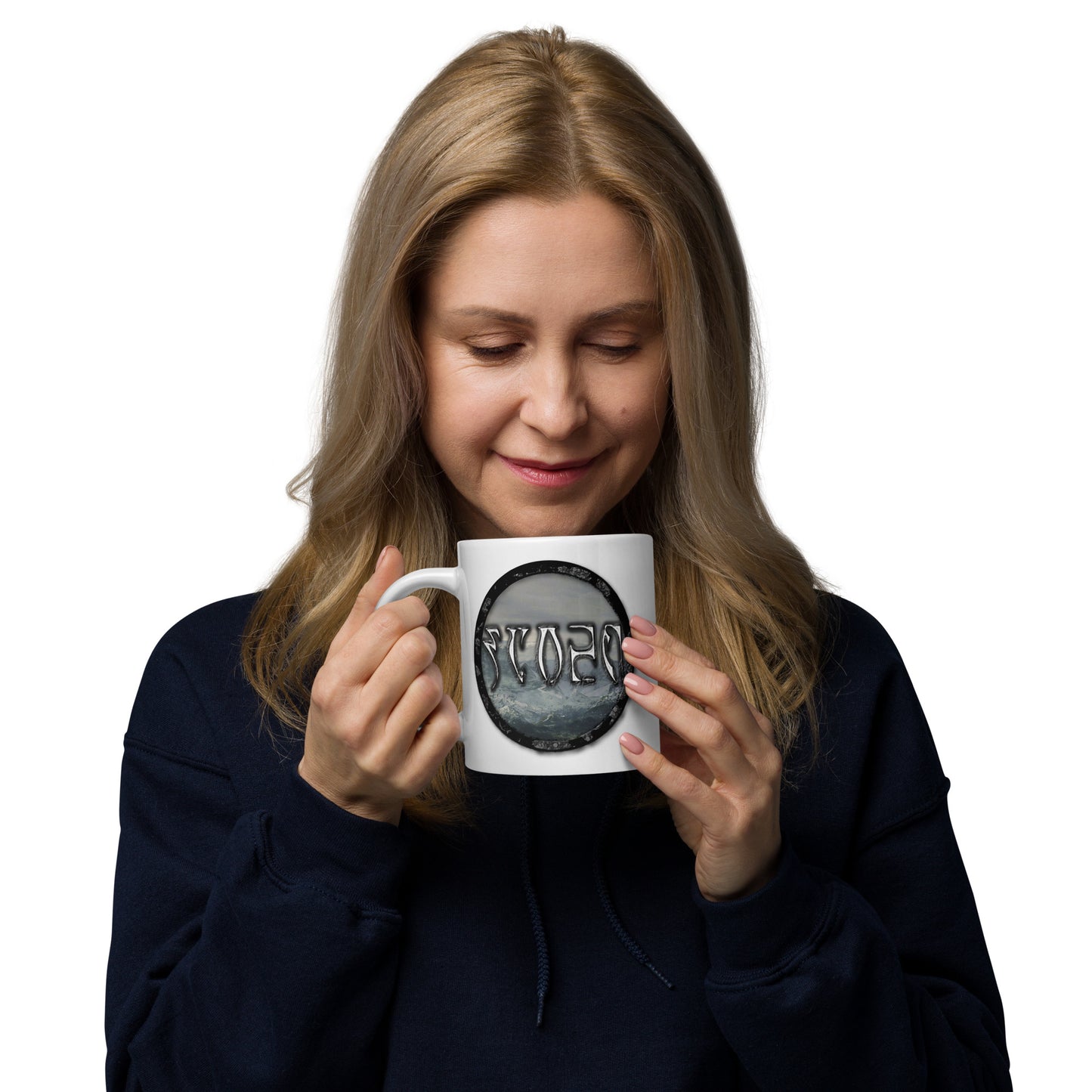 Tundra Collection™ — Daedric Edition™ White glossy mug