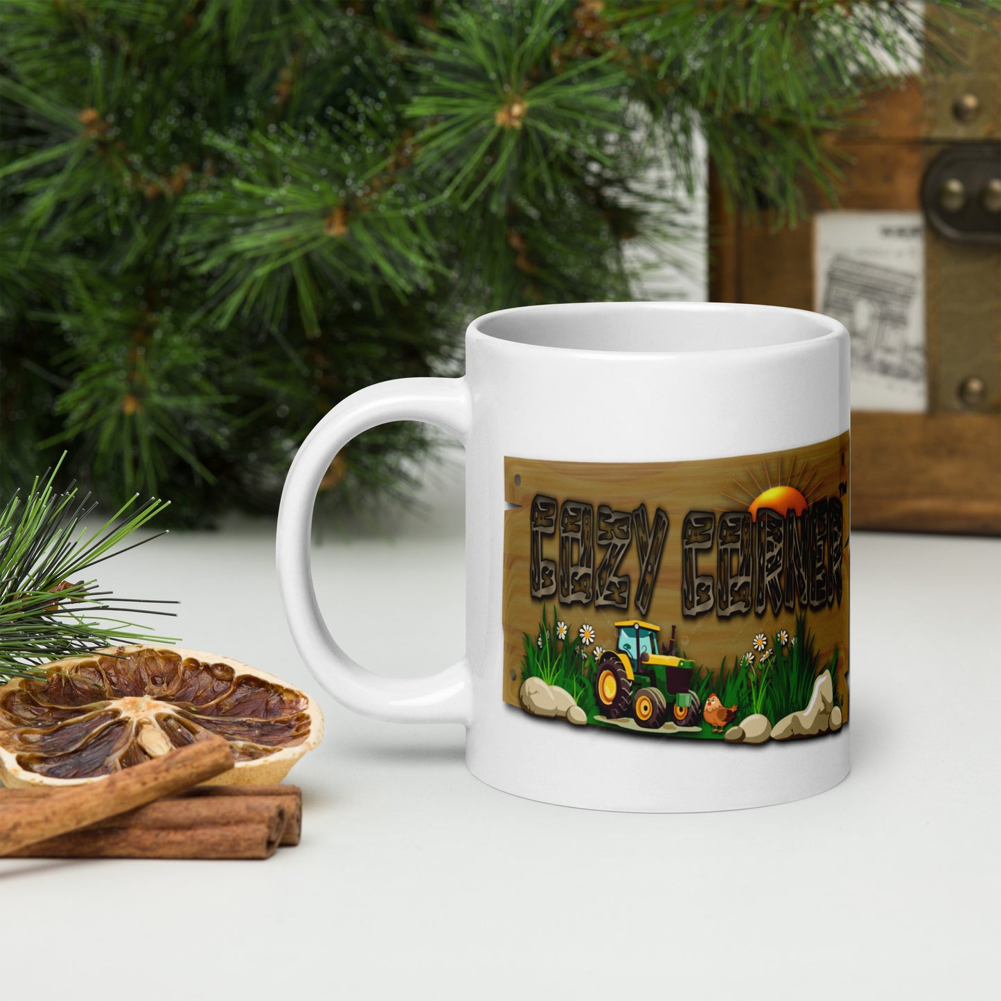 Cozy Corner™ SAVED — Farm Edition™ White glossy mug