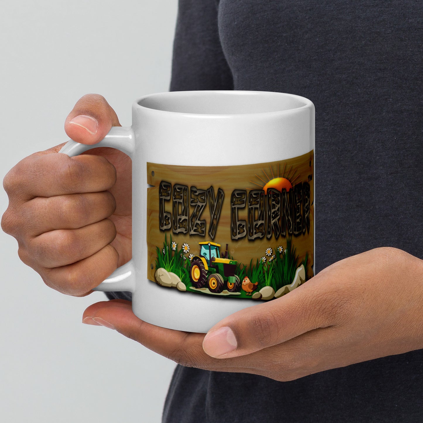 Cozy Corner™ SAVED — Farm Edition™ White glossy mug