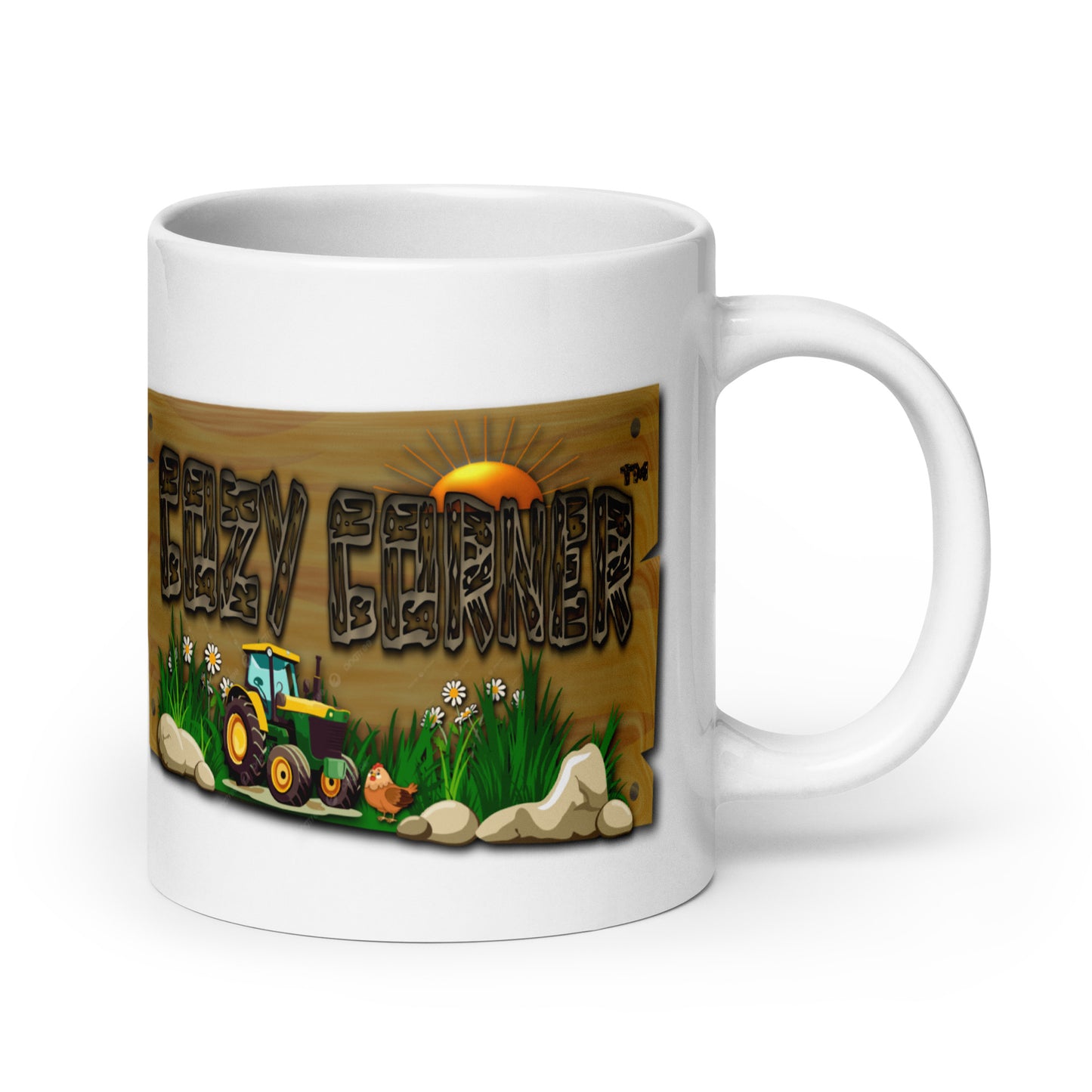 Cozy Corner™ SAVED — Farm Edition™ White glossy mug