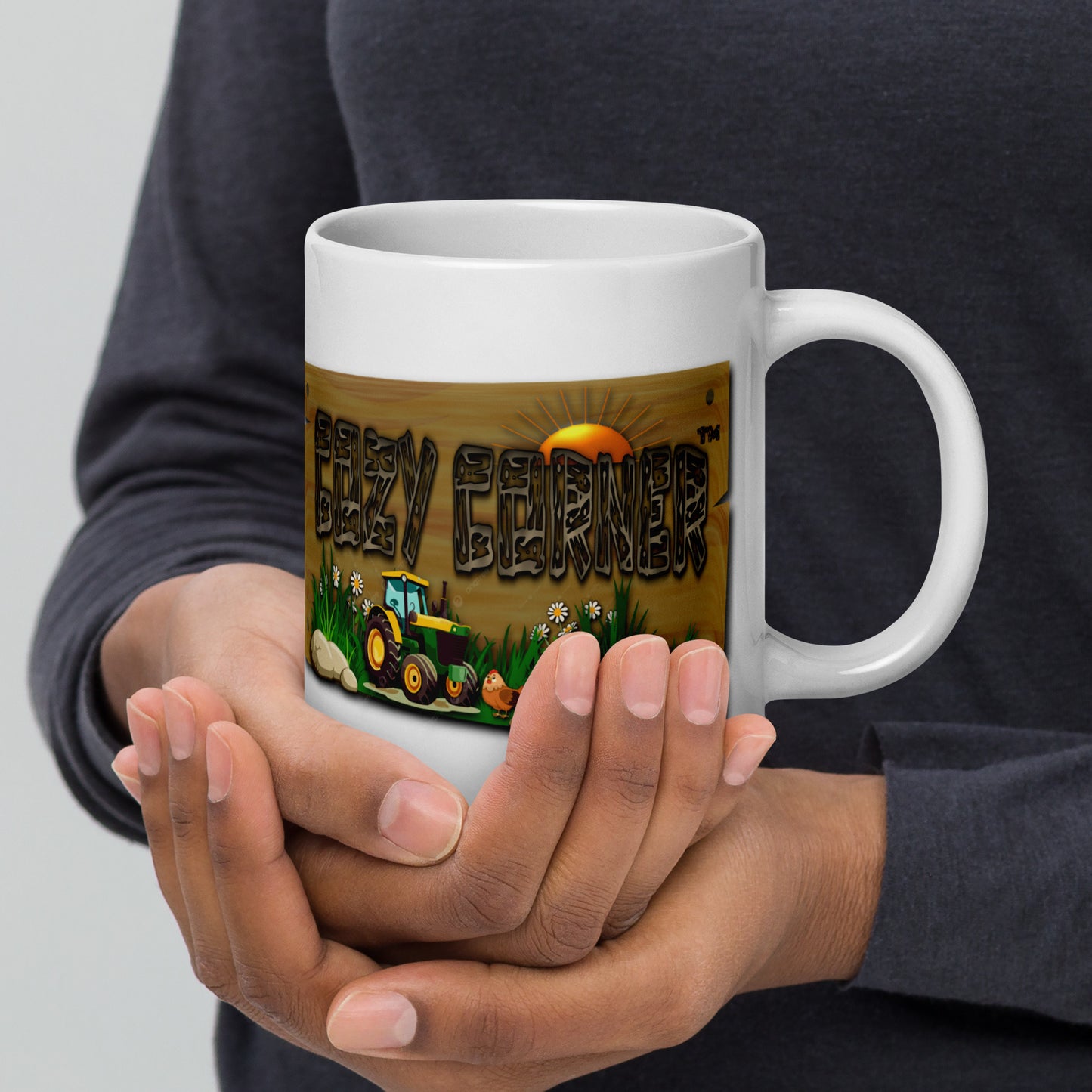 Cozy Corner™ SAVED — Farm Edition™ White glossy mug