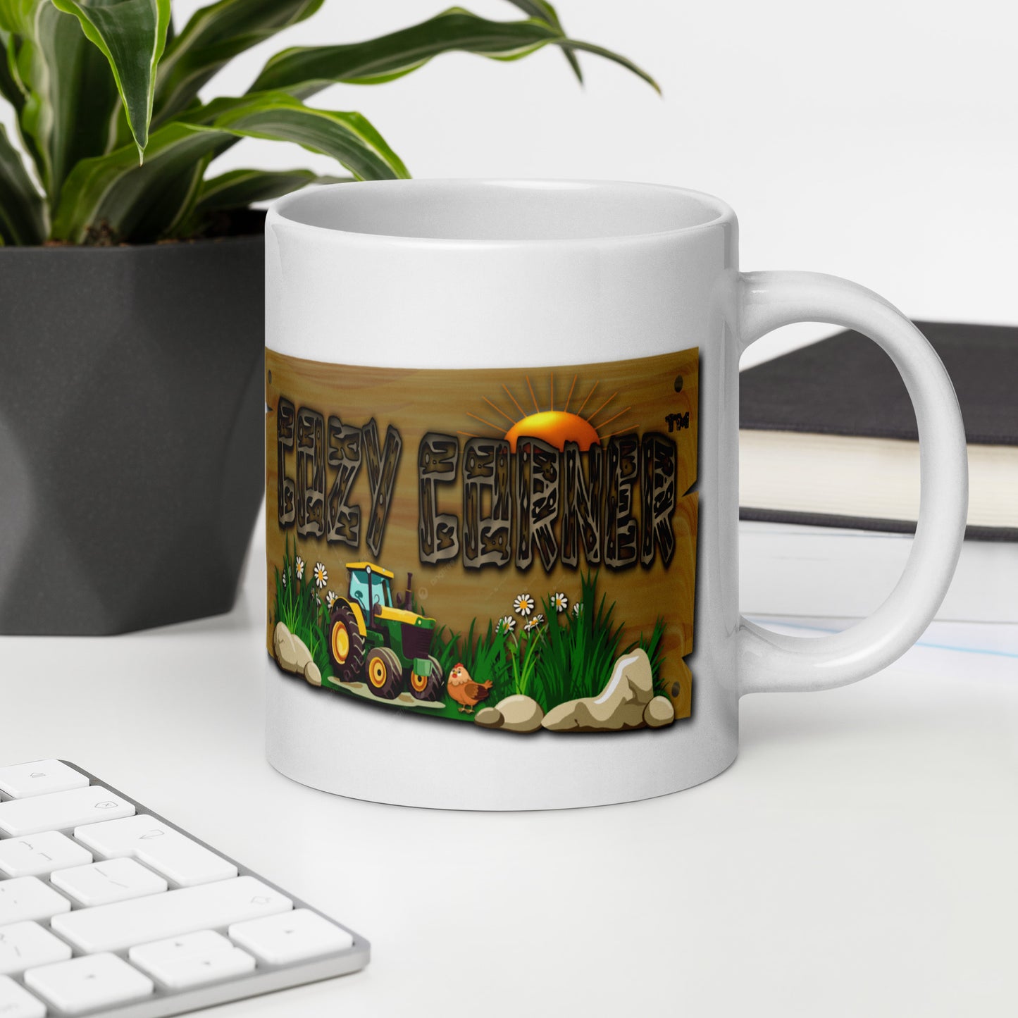 Cozy Corner™ SAVED — Farm Edition™ White glossy mug