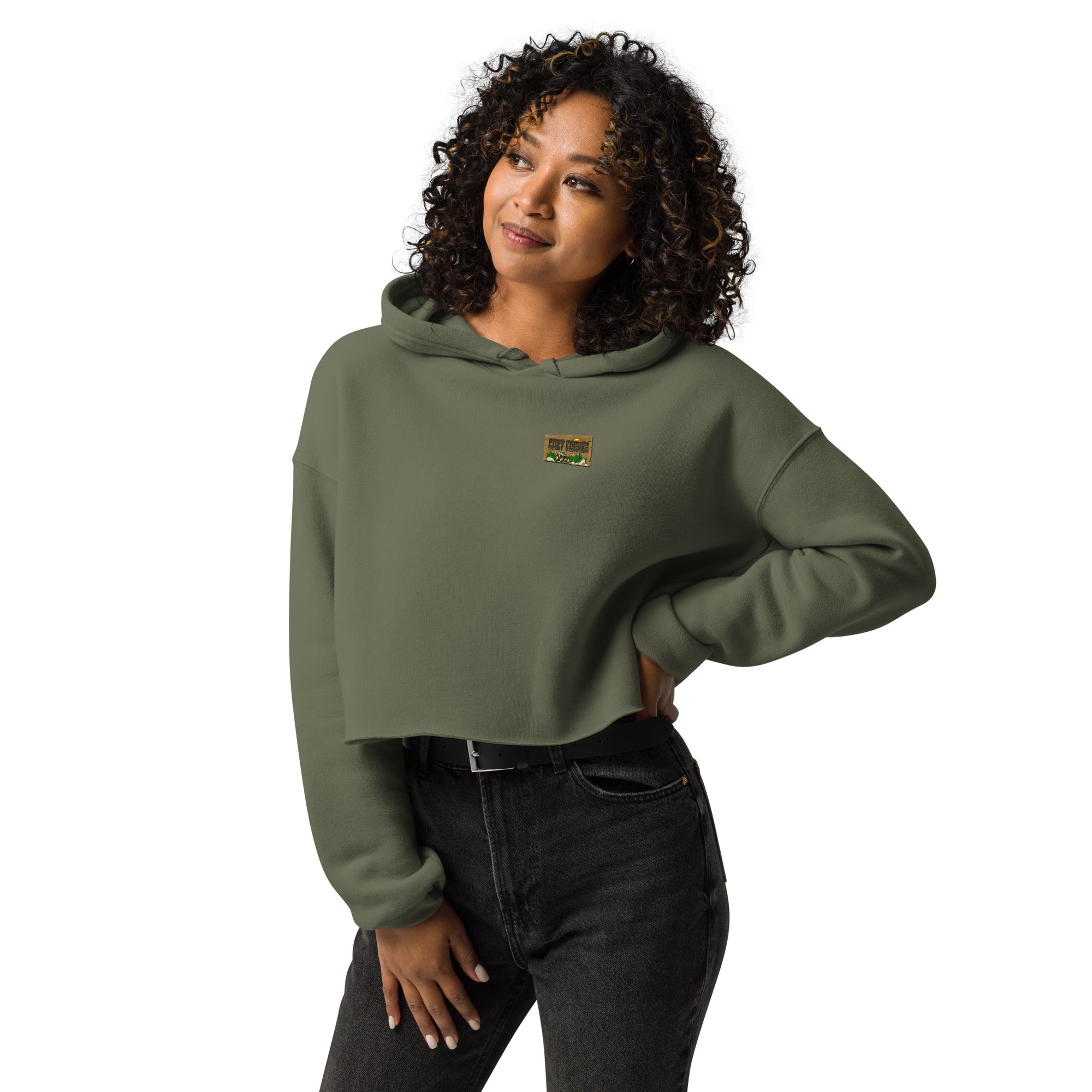 Cozy Corner™ Farm Edition Cropped Hoodie – Women’s Crop Hoodie