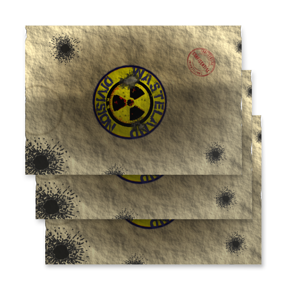 Wasteland Division Wrapping paper sheets